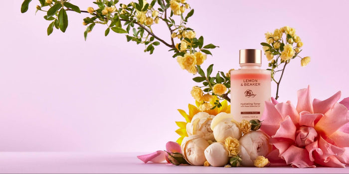 Lemon & Beaker Hydrating toner with roses and other flowery ingredients